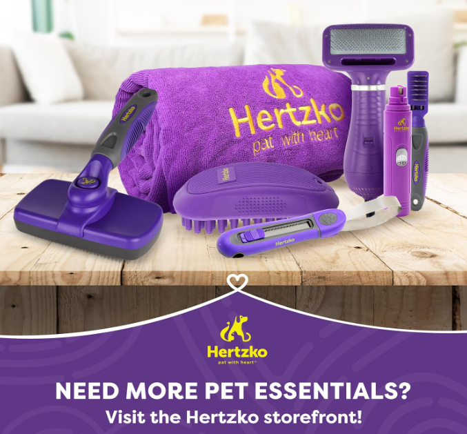 Hertzko Self Cleaning Slicker Brush review