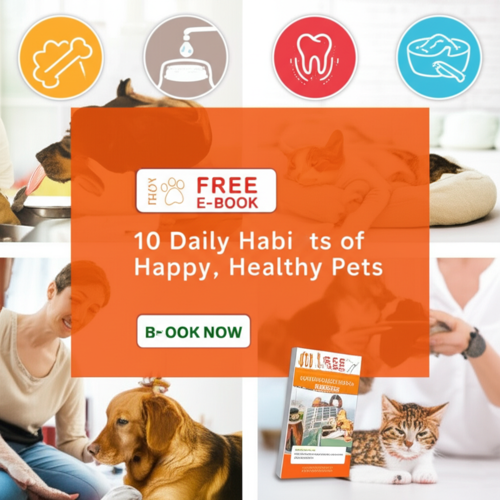 [FREE E-BOOK] 10 Daily Habits of Happy, Healthy Pets – A Must-Read for Dog & Cat Lovers