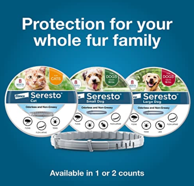 Seresto Large Dog Vet-Recommended Flea & Tick Treatment & Prevention Collar 3