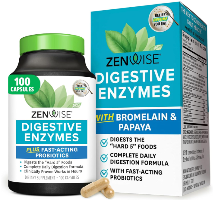 Zenwise Health Digestive Enzymes and Bromelain for Gut Health review